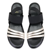 XXXGloaria Siyah Kadın Comfort Tabanlı Sandalet