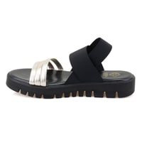 XXXGloaria Siyah Kadın Comfort Tabanlı Sandalet