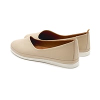 XXXRico DesaComfort Bej Kadın Deri Babet