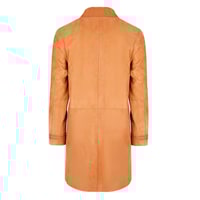 Ysabel Konyak Kadın Süet Deri Pardösü