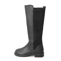 Zac Siyah Kadın Fermuarlı Çizme