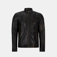 Zenon Konyak Erkek Vintage Deri Ceket