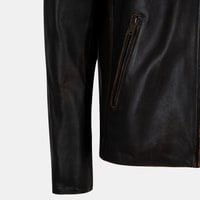 Zenon Konyak Erkek Vintage Deri Ceket