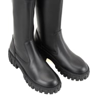 Zexia Siyah Kadın Deri Çizme