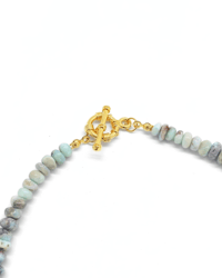 Larimar, Mercan ve İnci Kolye