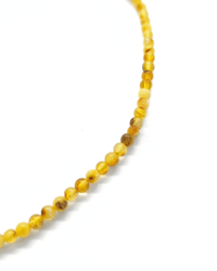 Minimal Kehribar Kolye - 3 mm