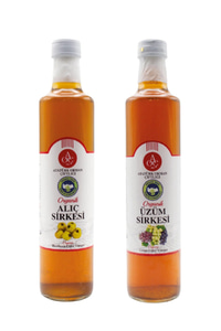 Alıç ve Üzüm Sirkesi 2'li Set (2 x 500 ml)
