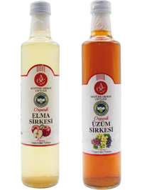 Elma ve Üzüm Sirkesi 2'li Set (2 x 500 ml)