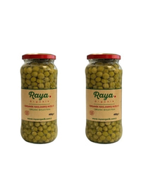 Organik Haşlanmış Bezelye (400 Gr x 2) 2'li Set