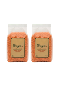 Organik Kırmızı Mercimek – 1 kg (2 Adet Paket)