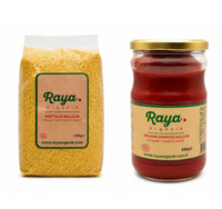 Organik Köftelik Bulgur 1 kg - Organik Domates Salçası 650 gr 2'li Set
