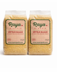 Organik Köftelik Bulgur 2'li Set (2 x 500 gr Toplam 1 kg)