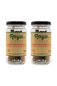 Organik Selyon Çubuk Tarçın 2'li Set (2 x 25 gr – Toplam 50 gr)
