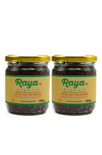 Organik Siyah Zeytin Ezmesi 2'li Set (180 g x 2)