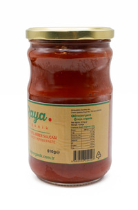Organik Tatlı Biber Salçası - 610g
