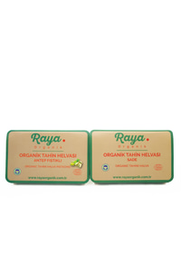 Tahin Helvası 2'li Set 200 gr x2 – Sade ve Antep Fıstıklı