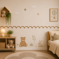 cita-01Mdf 60 x 10 cm Yarım Daire duvar çıta paneli Ham MDF