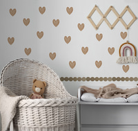 cita-03Mdf 54 x 9 cm Elips Efekti duvar çıta paneli Ham MDF