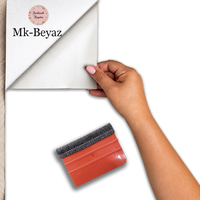MK-BYZParlak Beyaz Masa Kaplama