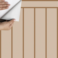 Panel-BejBej Panel Desenli Kendinden Yapışkanlı Folyo (50x120 cm)