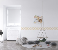 STK-138-maviDuvar Sticker-Renkli Damalı Şerit Model