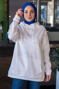 Uygun Fiyatlı ARKA BASKILI SWEAT MAVI | Loccomoda.com 