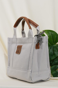 Arma Detay Çanta Gri