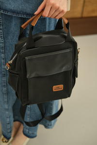 Arma Detay Sırt Çanta Siyah