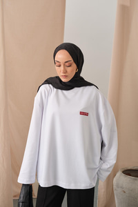 Arma Detay Tunik Beyaz