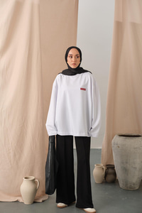 Arma Detay Tunik Beyaz
