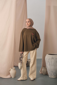 Arma Detay Tunik Haki Yeşil