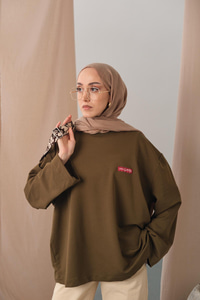 Arma Detay Tunik Haki Yeşil