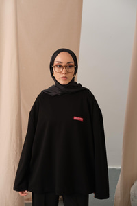 Arma Detay Tunik Siyah