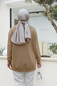 Arma Detay Tunik Vizon