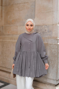 Armani Modal Gömlek Gri