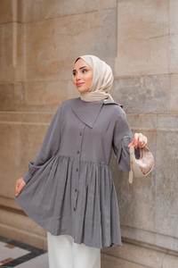 Armani Modal Gömlek Gri