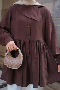 Armani Modal Gömlek Kahverengi