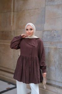 Armani Modal Gömlek Kahverengi