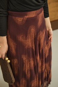 Asimetrik Kesim Astarlı Etek Taba