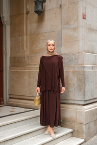 Asimetrik Salaş Takım Acı Kahve