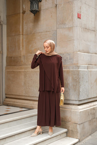 Asimetrik Salaş Takım Acı Kahve