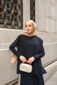 Asimetrik Salaş Takım Lacivert