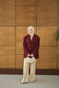 Astarlı İki İplik Ceket Bordo