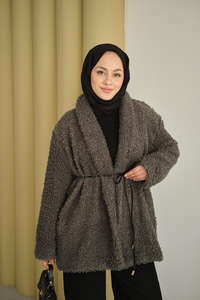 Astarlı İki İplik Ceket Gri