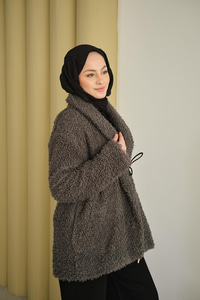 Astarlı İki İplik Ceket Gri