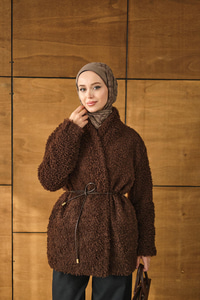 Astarlı İki İplik Ceket Kahverengi