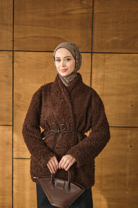 Astarlı İki İplik Ceket Kahverengi