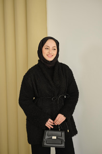 Astarlı İki İplik Ceket Siyah