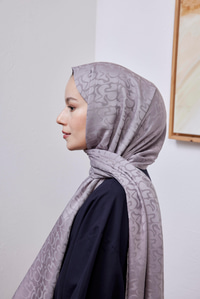 Aura Desen Jakar Şal Gri