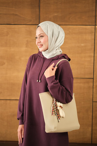 Ayıcık Detay Çanta Bej